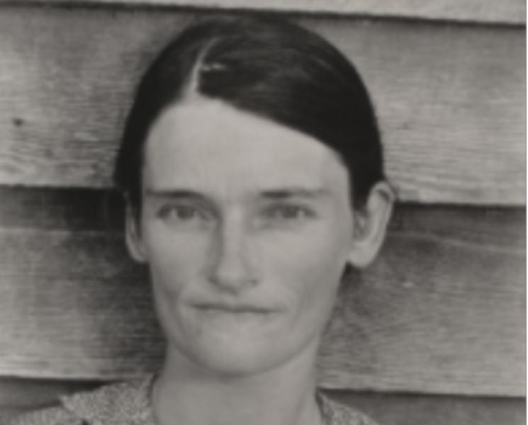 Abril de 2021: Reflexionando sobre la fotografía de una mujer pobre en 1936, realizada por Walker Evans. 