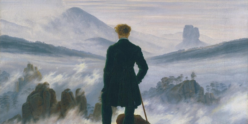 Septiembre de 2020: Afrontando el curso como el personaje de El caminante sobre el mar de nubes, de Friedrich 