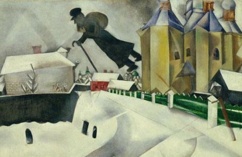 Febrero de 2020: Por encima de Vitebsk, de Chagall 
